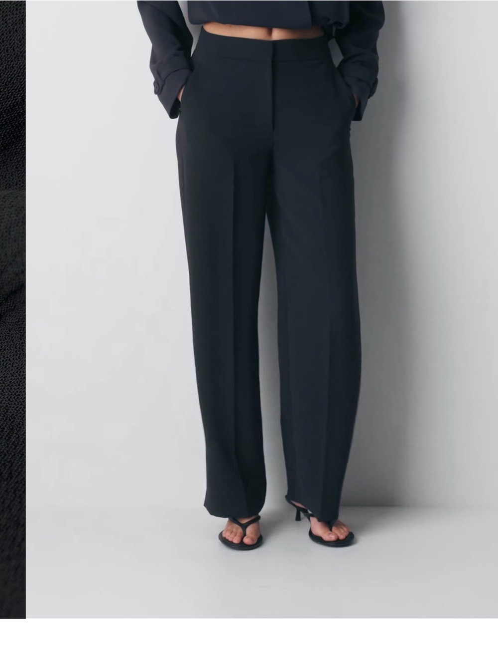 Aritzia limitless pant in black crepette size 4 short